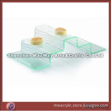 Clear Promotional Acrylic Cup Cake Display Stand Rack
